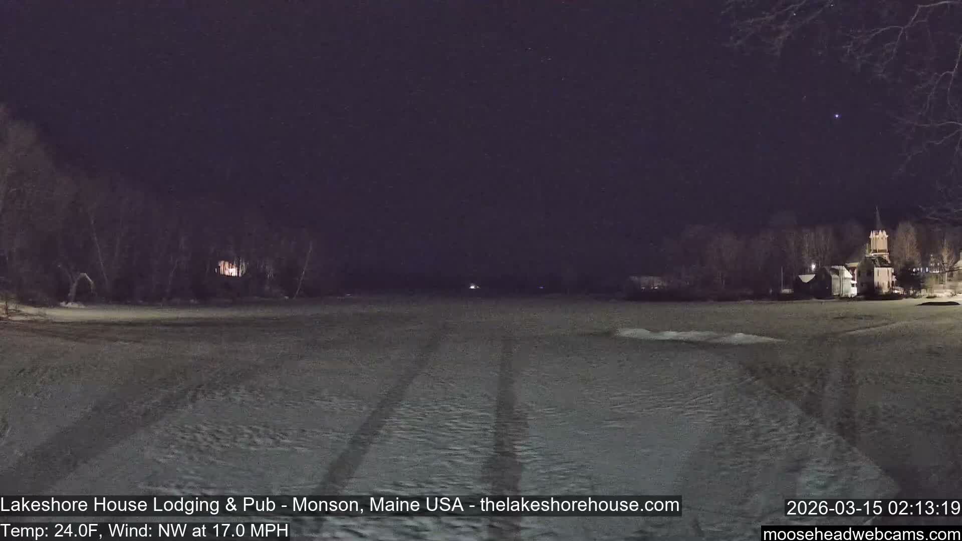Lake Hebron Live Cam - Monson, Maine, USA