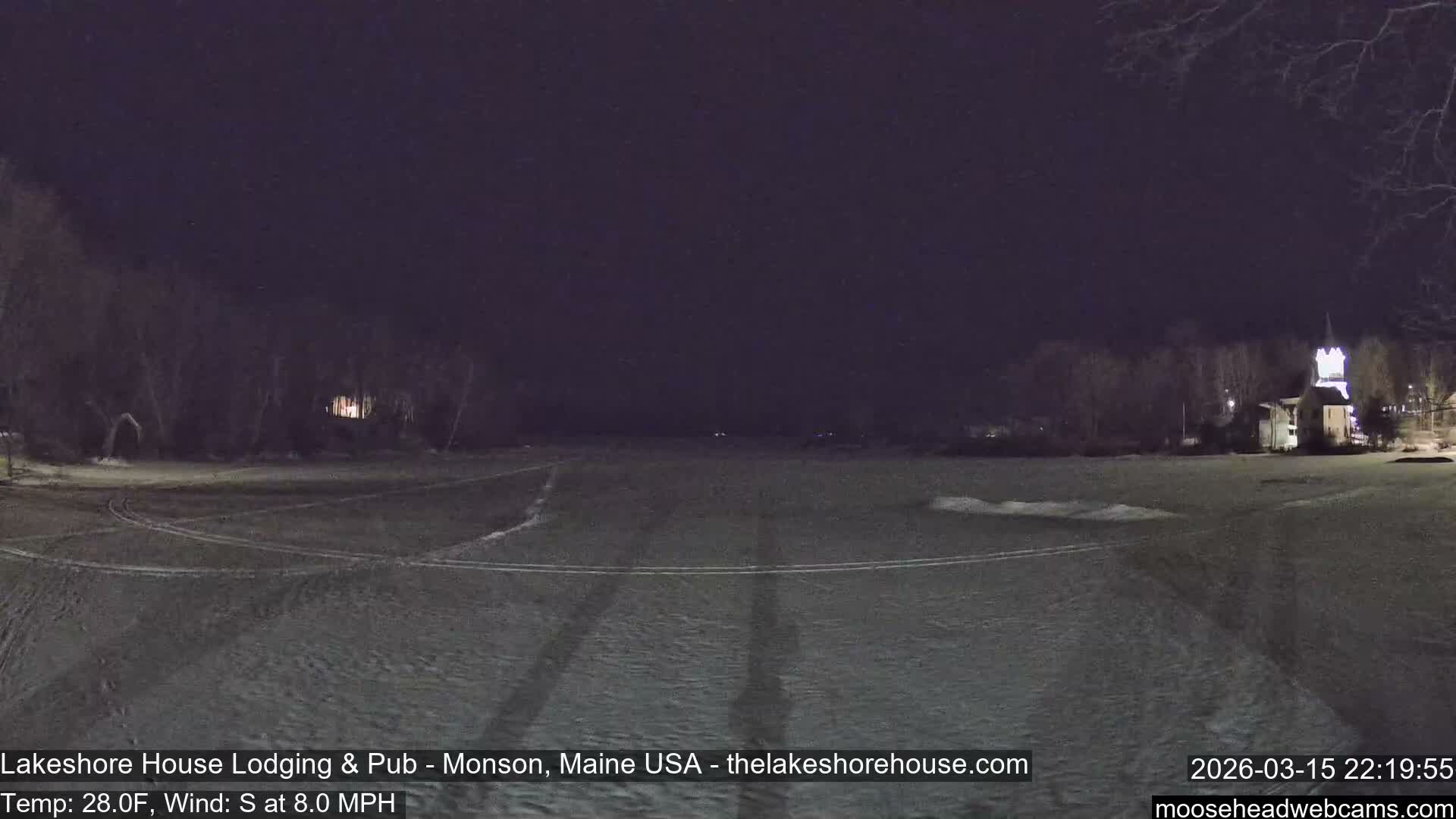 Lake Hebron Live Cam - Monson, Maine, USA