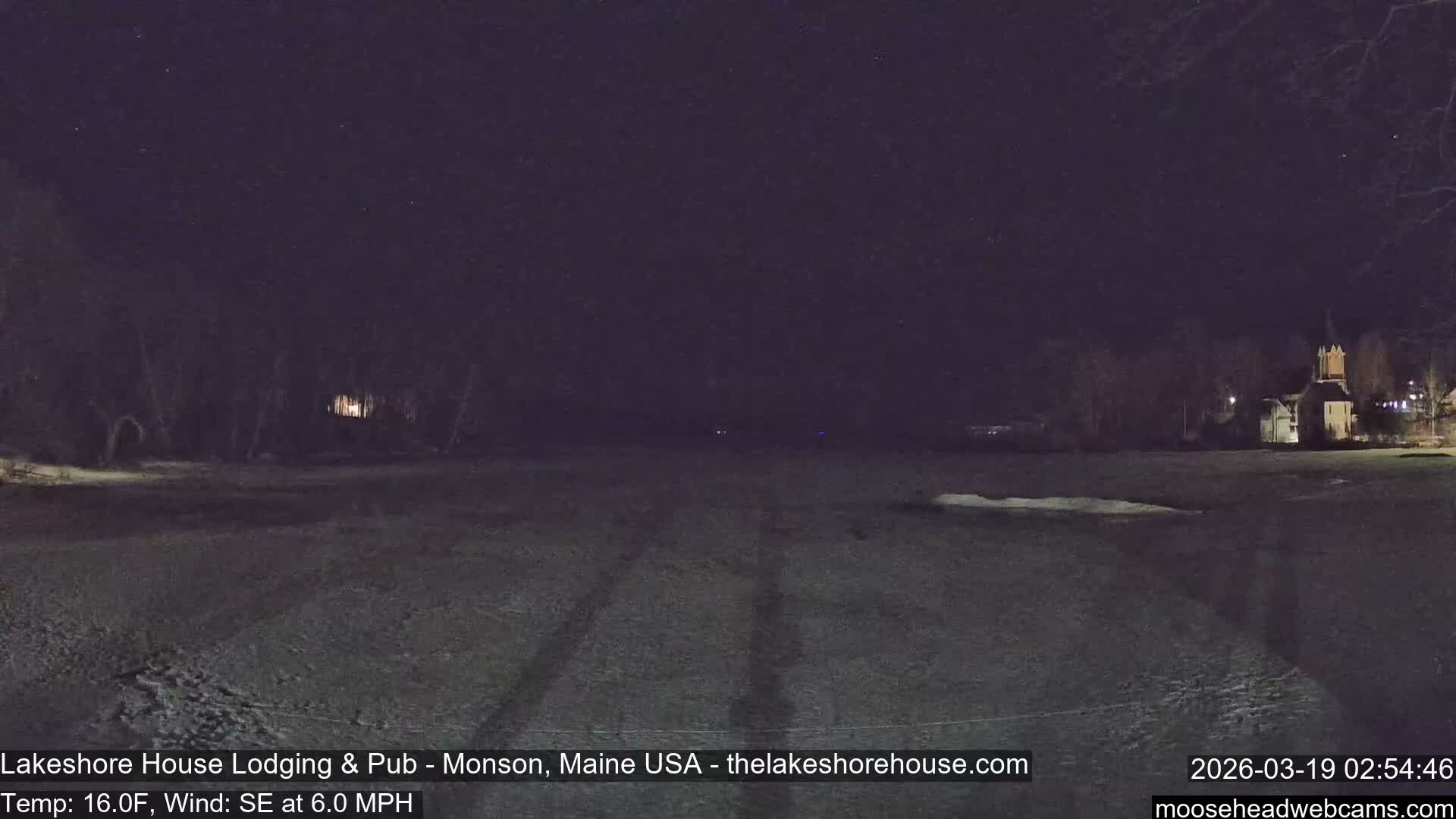 Lake Hebron Live Cam - Monson, Maine, USA