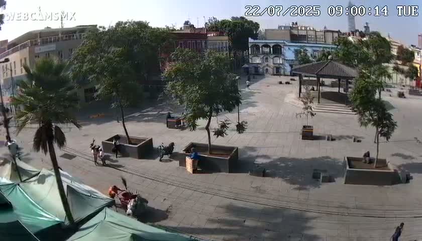 Plaza Garibaldi Square Live Cam - Cuauhtemoc, Ciudad de Mexico, Mexico