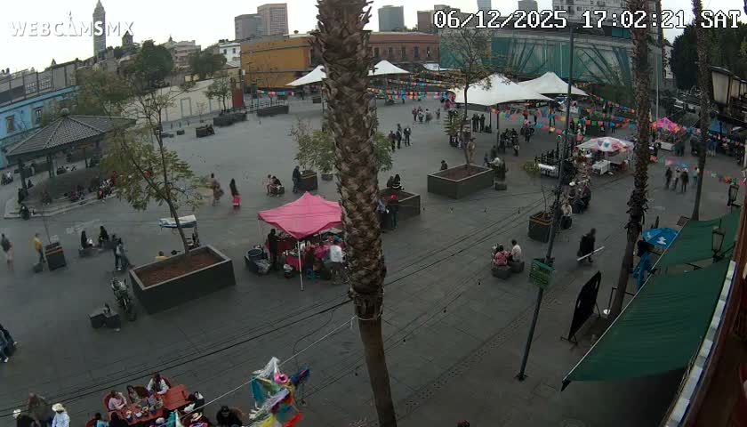 Plaza Garibaldi Square Live Cam - Cuauhtemoc, Ciudad de Mexico, Mexico