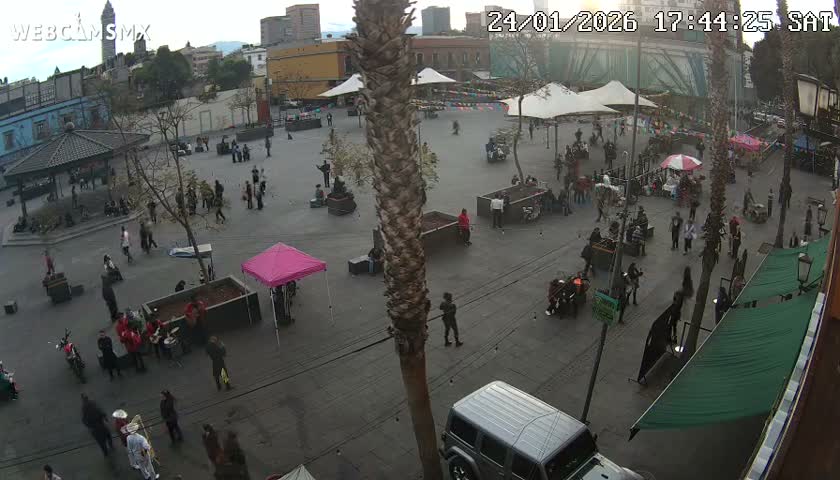 Plaza Garibaldi Square Live Cam - Cuauhtemoc, Ciudad de Mexico, Mexico