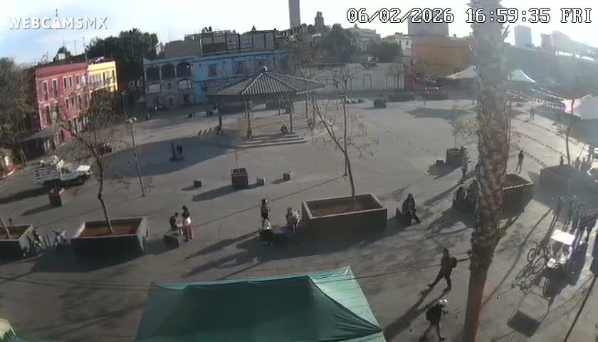 Plaza Garibaldi Square Live Cam - Cuauhtemoc, Ciudad de Mexico, Mexico