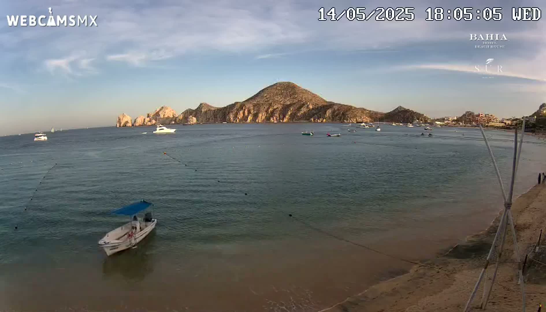 Cabo San Lucas, Playa El Medano Beach Live Cam - Los Cabos, Baja California Sur, Mexico