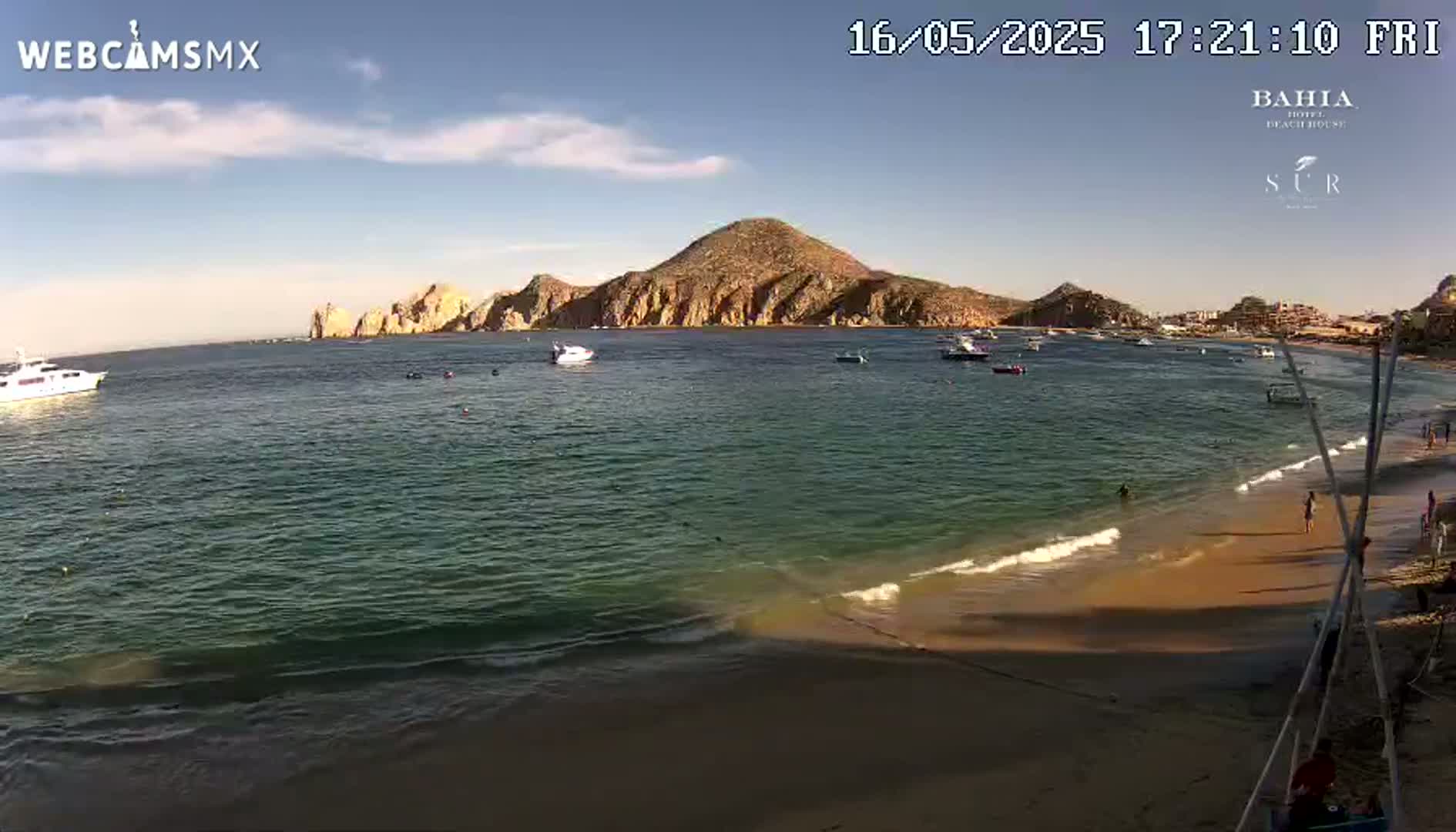 Cabo San Lucas, Playa El Medano Beach Live Cam - Los Cabos, Baja California Sur, Mexico