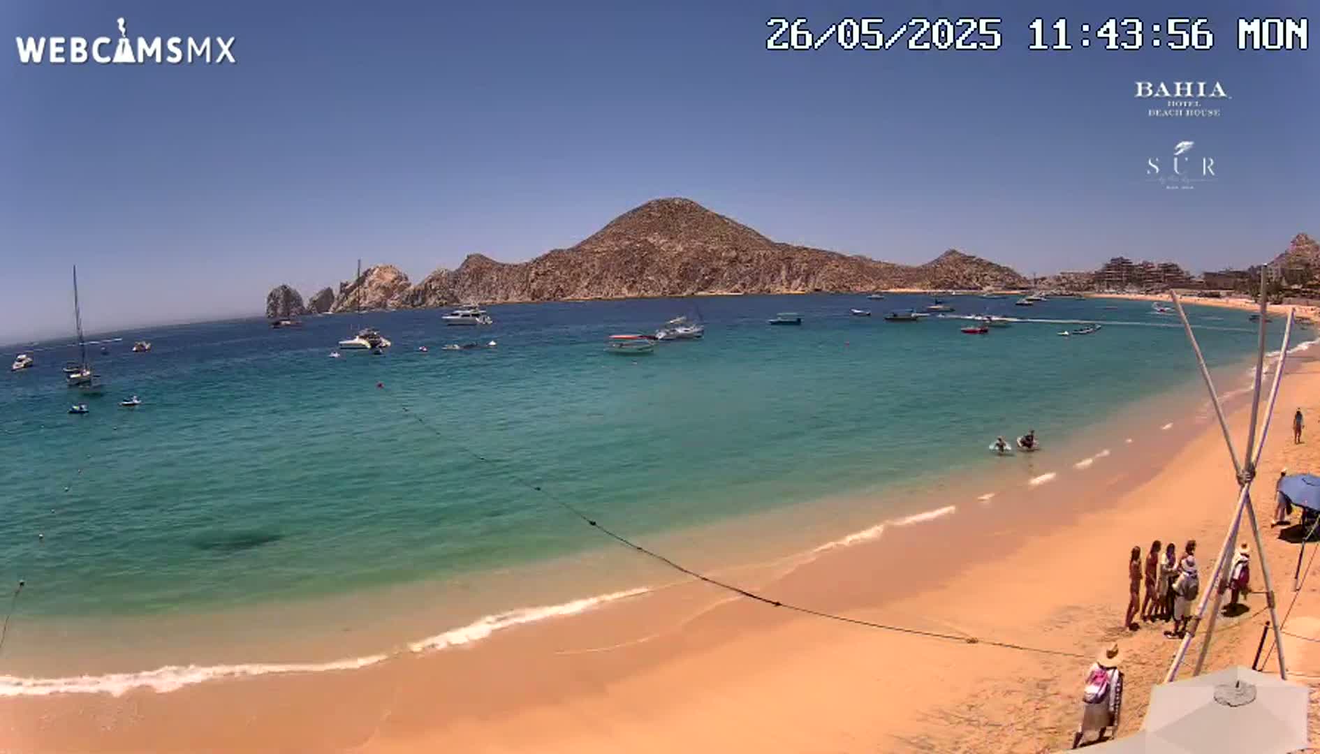 Cabo San Lucas, Playa El Medano Beach Live Cam - Los Cabos, Baja California Sur, Mexico