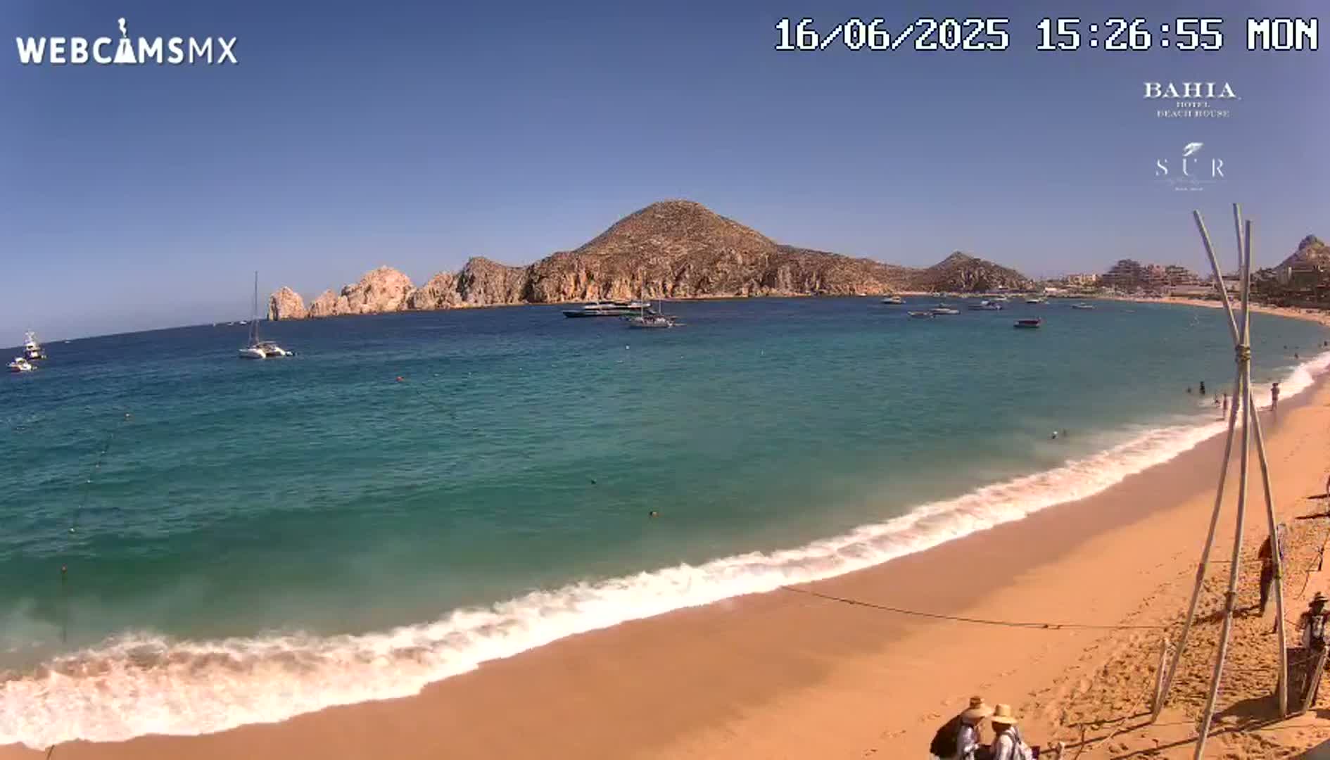 Cabo San Lucas, Playa El Medano Beach Live Cam - Los Cabos, Baja California Sur, Mexico