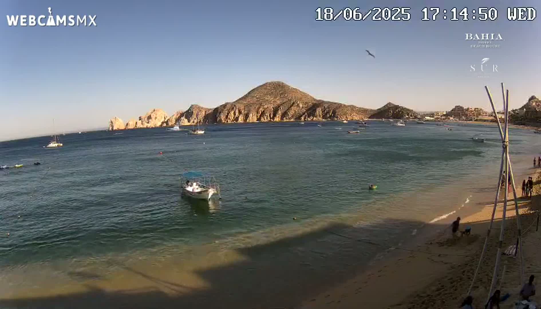 Cabo San Lucas, Playa El Medano Beach Live Cam - Los Cabos, Baja California Sur, Mexico