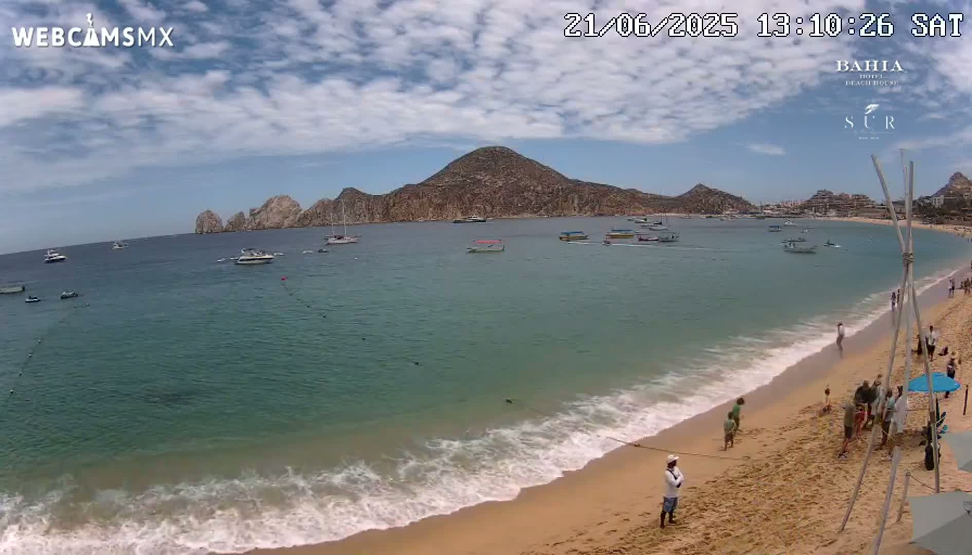 Cabo San Lucas, Playa El Medano Beach Live Cam - Los Cabos, Baja California Sur, Mexico