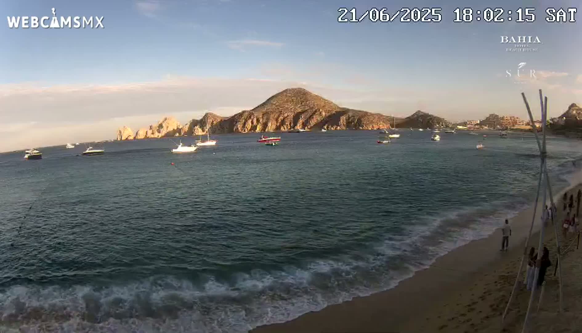 Cabo San Lucas, Playa El Medano Beach Live Cam - Los Cabos, Baja California Sur, Mexico