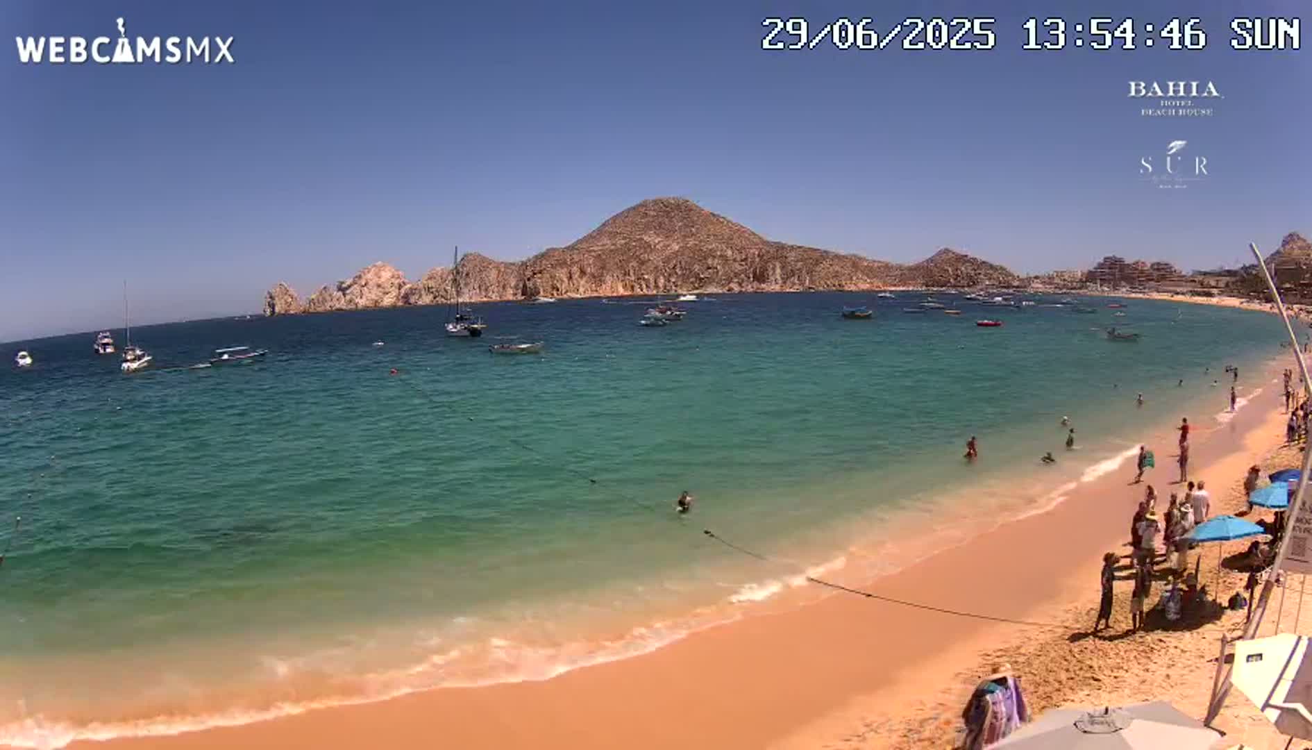 Cabo San Lucas, Playa El Medano Beach Live Cam - Los Cabos, Baja California Sur, Mexico
