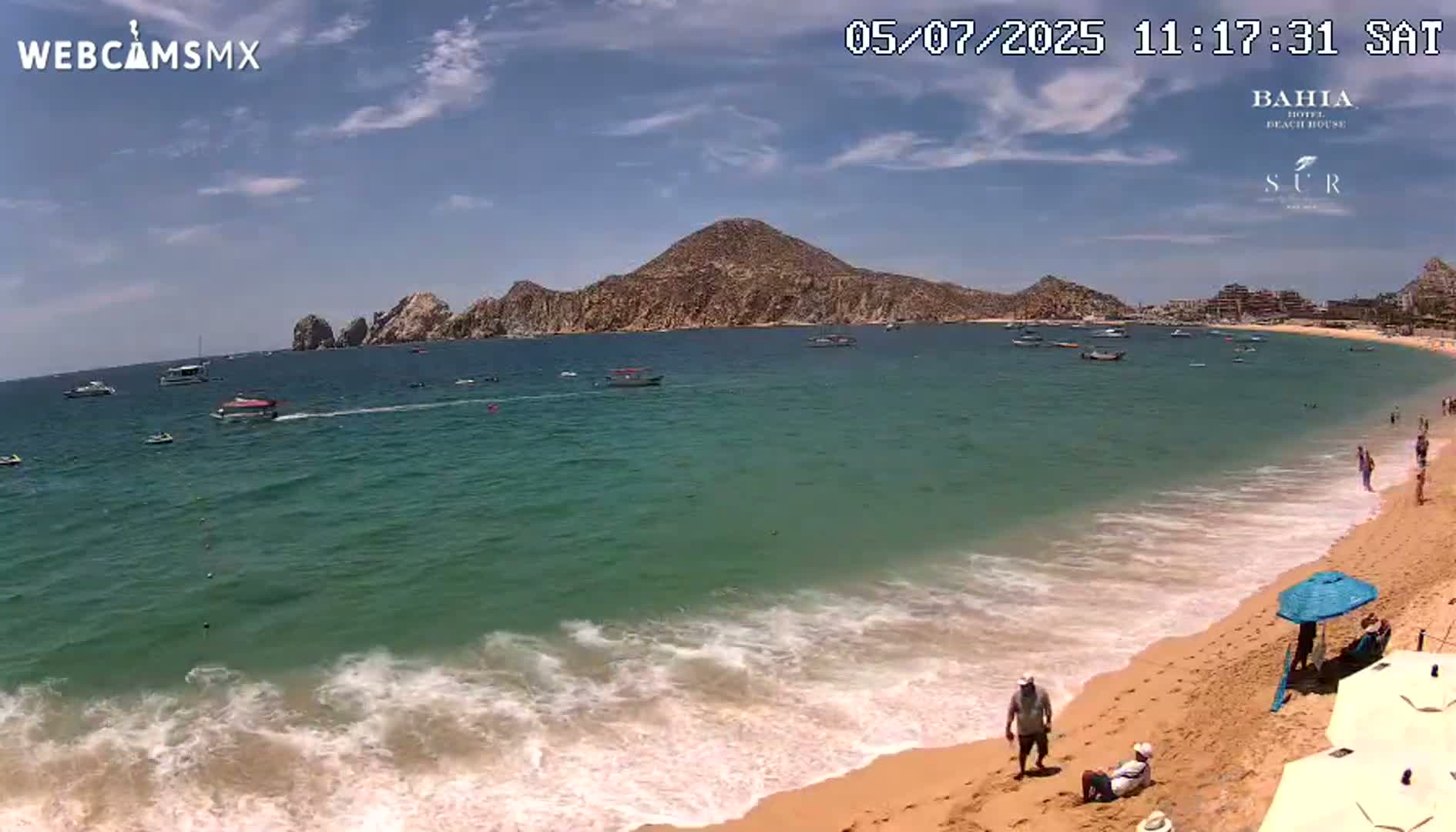 Cabo San Lucas, Playa El Medano Beach Live Cam - Los Cabos, Baja California Sur, Mexico
