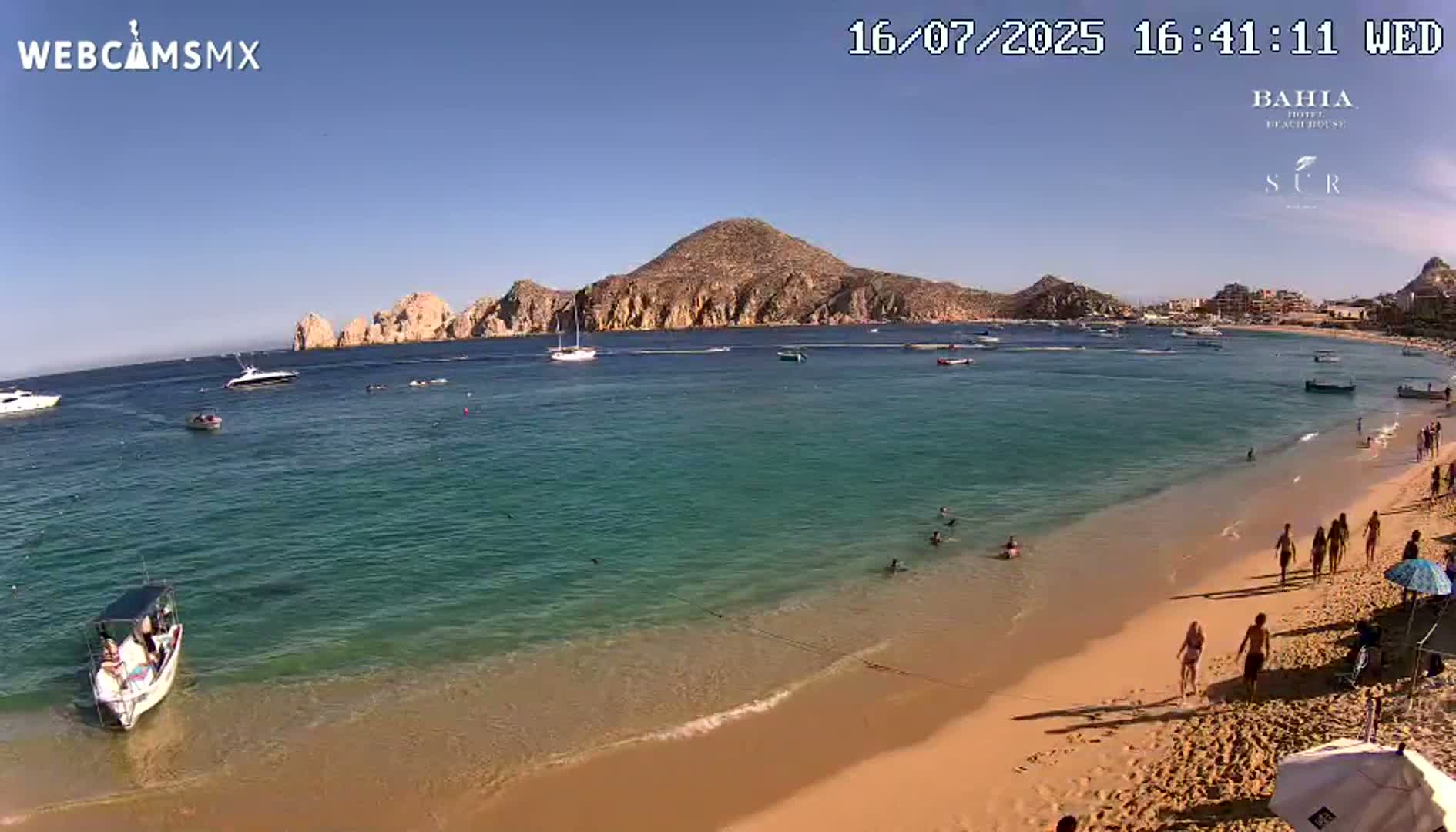 Cabo San Lucas, Playa El Medano Beach Live Cam - Los Cabos, Baja California Sur, Mexico