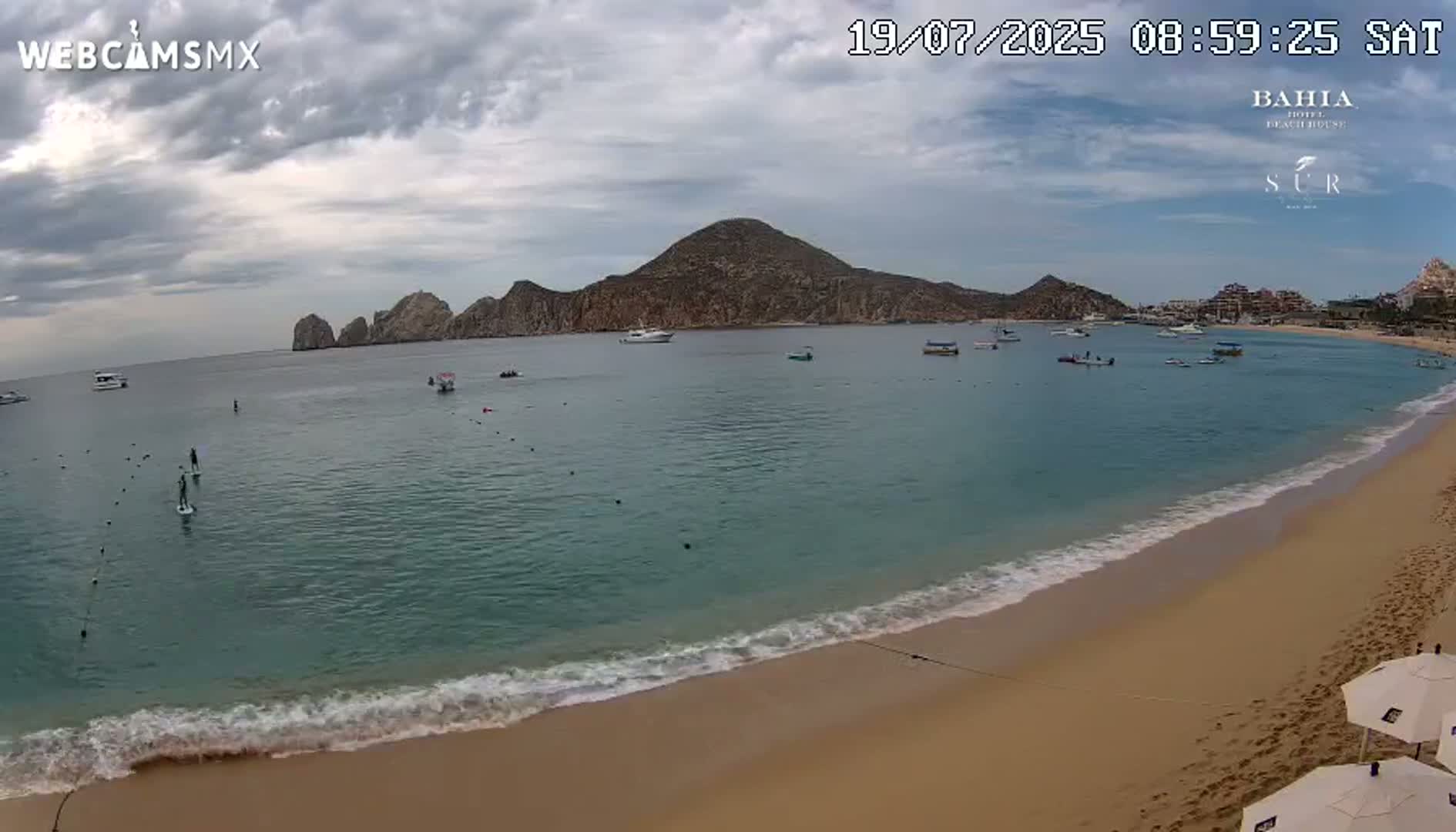 Cabo San Lucas, Playa El Medano Beach Live Cam - Los Cabos, Baja California Sur, Mexico