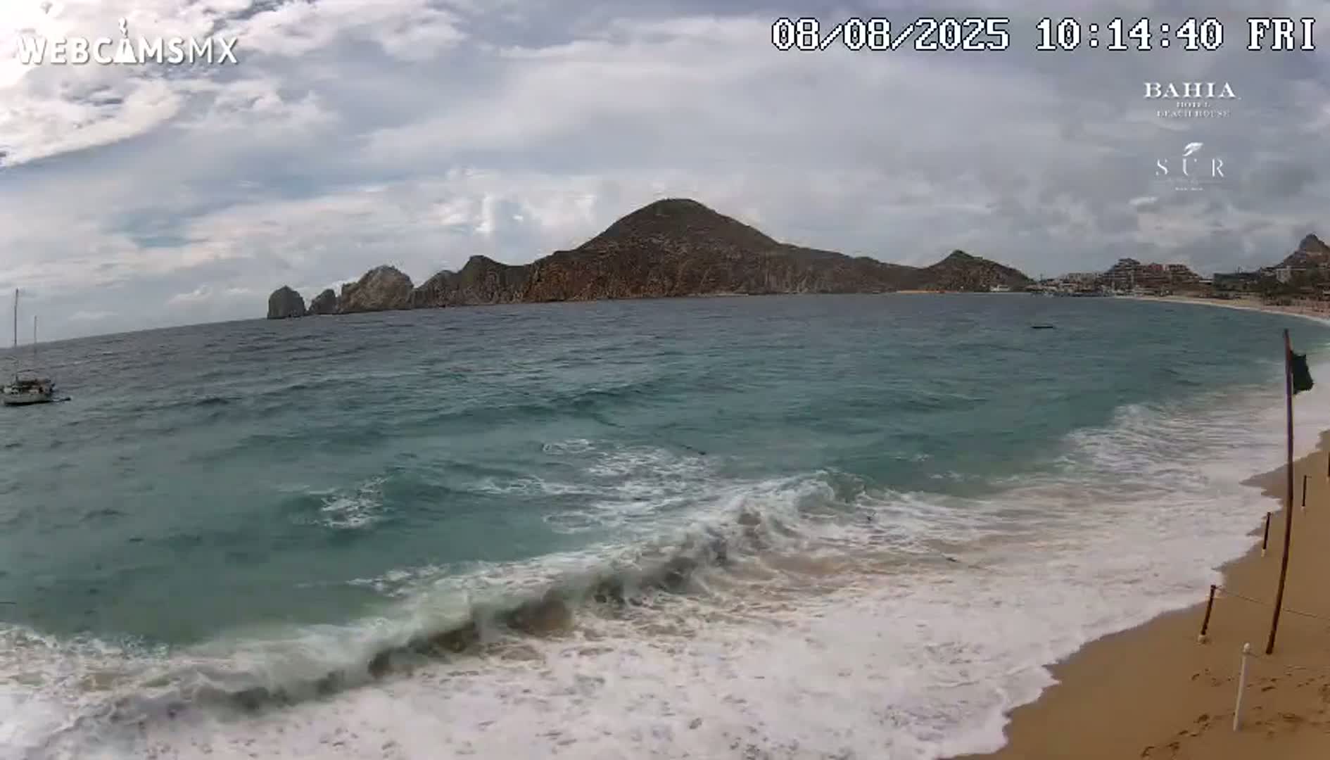 Cabo San Lucas, Playa El Medano Beach Live Cam - Los Cabos, Baja California Sur, Mexico