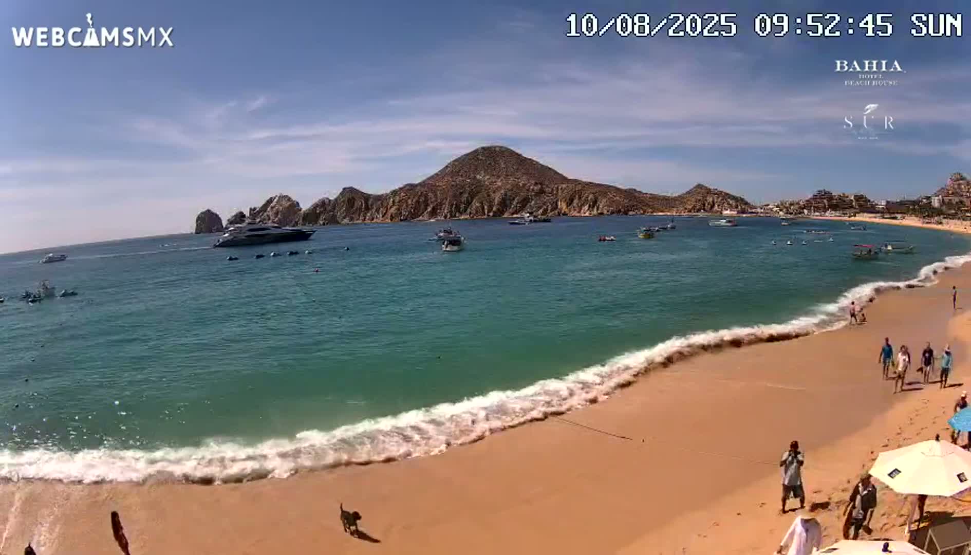 Cabo San Lucas, Playa El Medano Beach Live Cam - Los Cabos, Baja California Sur, Mexico