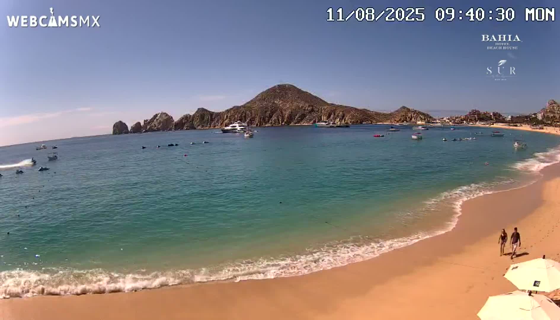Cabo San Lucas, Playa El Medano Beach Live Cam - Los Cabos, Baja California Sur, Mexico