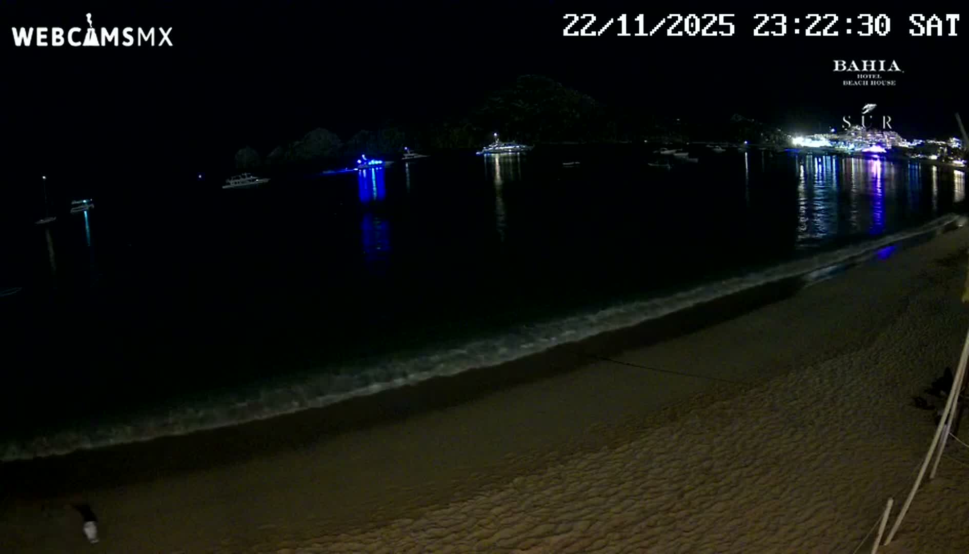 Cabo San Lucas, Playa El Medano Beach towards South View Live Cam - El Medano Ejidal, Los Cabos, Baja California Sur, Mexico