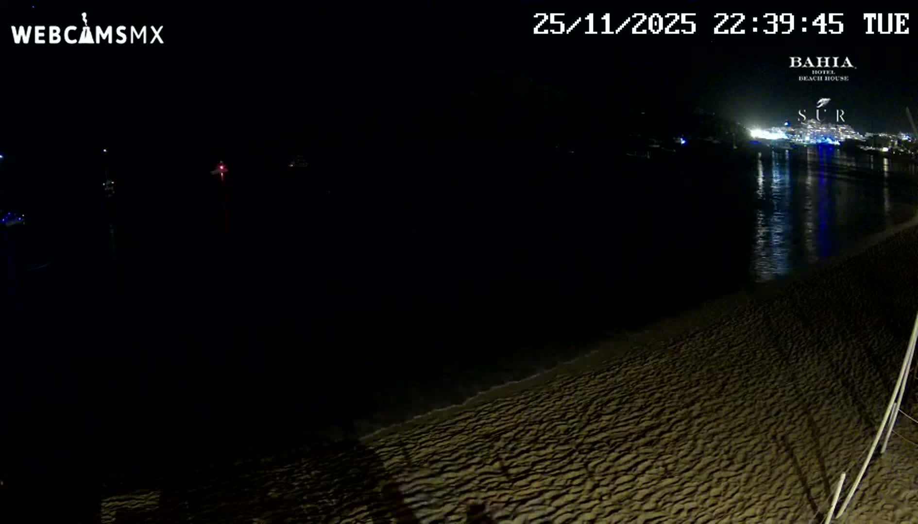 Cabo San Lucas, Playa El Medano Beach towards South View Live Cam - El Medano Ejidal, Los Cabos, Baja California Sur, Mexico