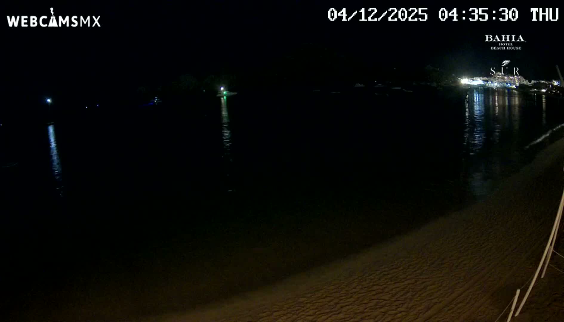 Cabo San Lucas, Playa El Medano Beach towards South View Live Cam - El Medano Ejidal, Los Cabos, Baja California Sur, Mexico