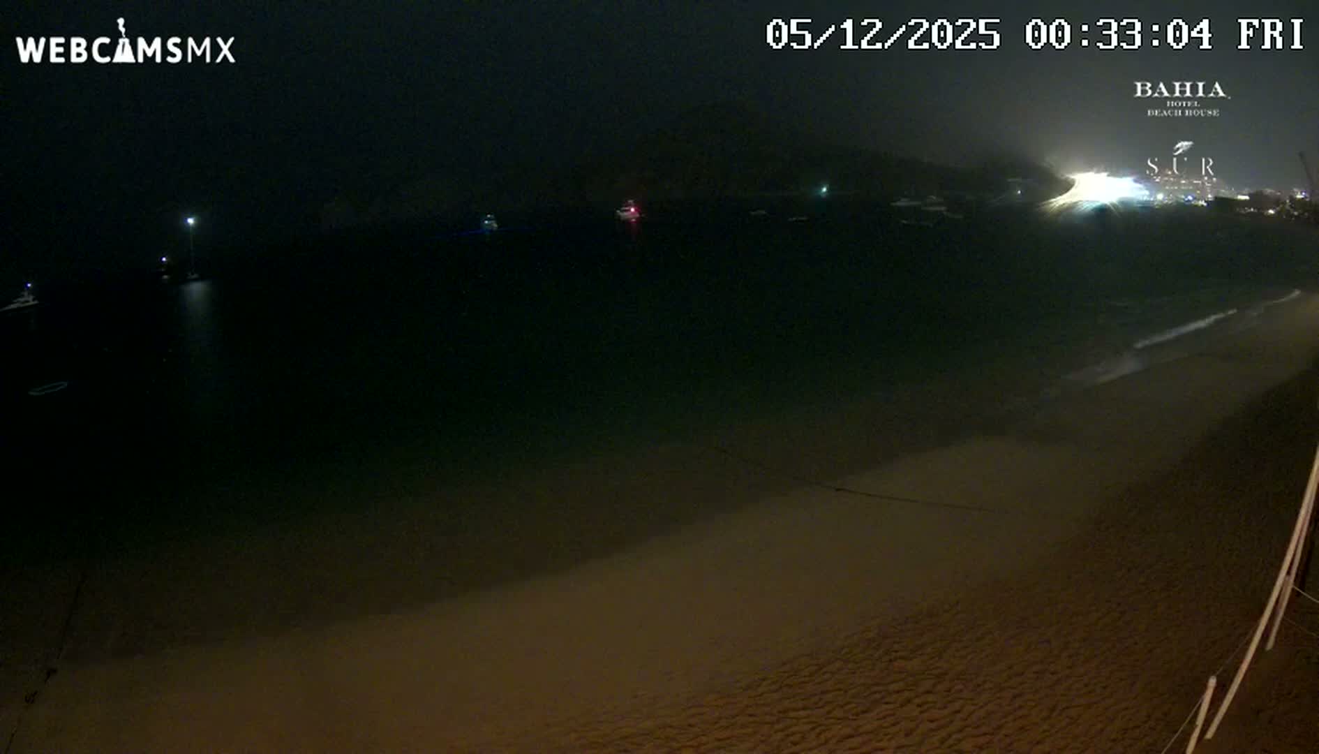 Cabo San Lucas, Playa El Medano Beach towards South View Live Cam - El Medano Ejidal, Los Cabos, Baja California Sur, Mexico