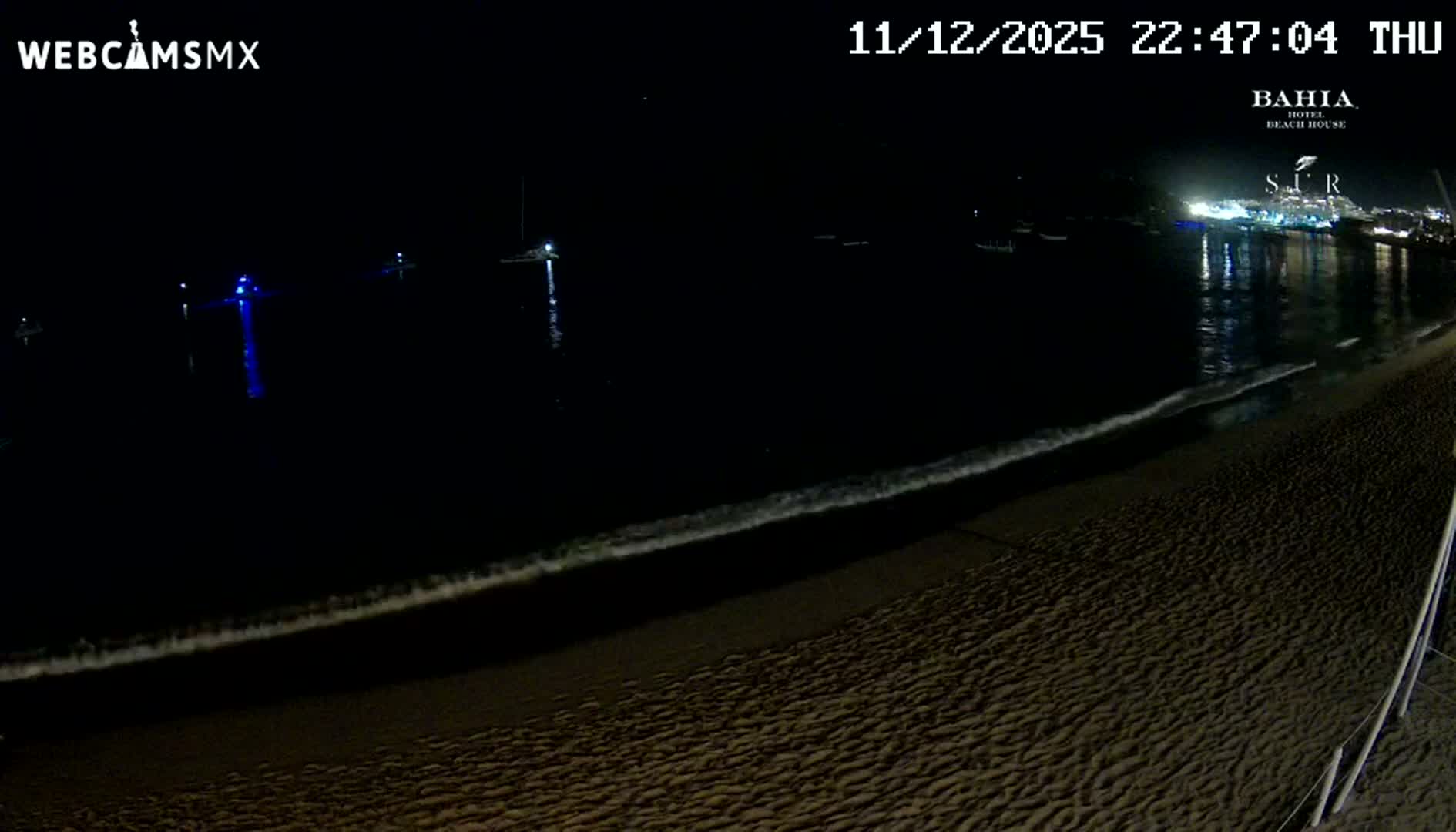Cabo San Lucas, Playa El Medano Beach towards South View Live Cam - El Medano Ejidal, Los Cabos, Baja California Sur, Mexico