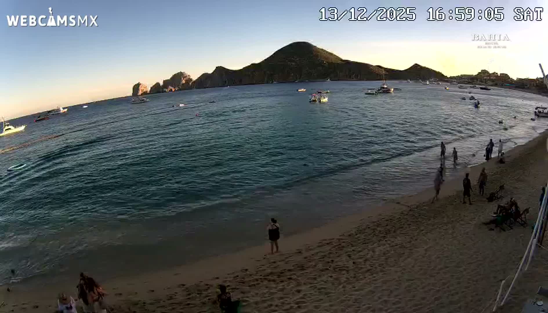 Cabo San Lucas, Playa El Medano Beach towards South View Live Cam - El Medano Ejidal, Los Cabos, Baja California Sur, Mexico