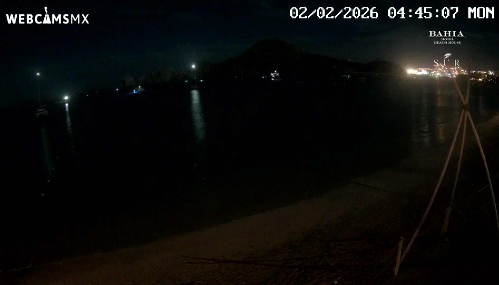 Cabo San Lucas, Playa El Medano Beach towards South View Live Cam - El Medano Ejidal, Los Cabos, Baja California Sur, Mexico