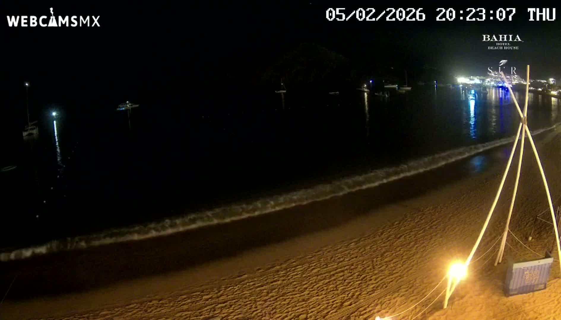 Cabo San Lucas, Playa El Medano Beach towards South View Live Cam - El Medano Ejidal, Los Cabos, Baja California Sur, Mexico