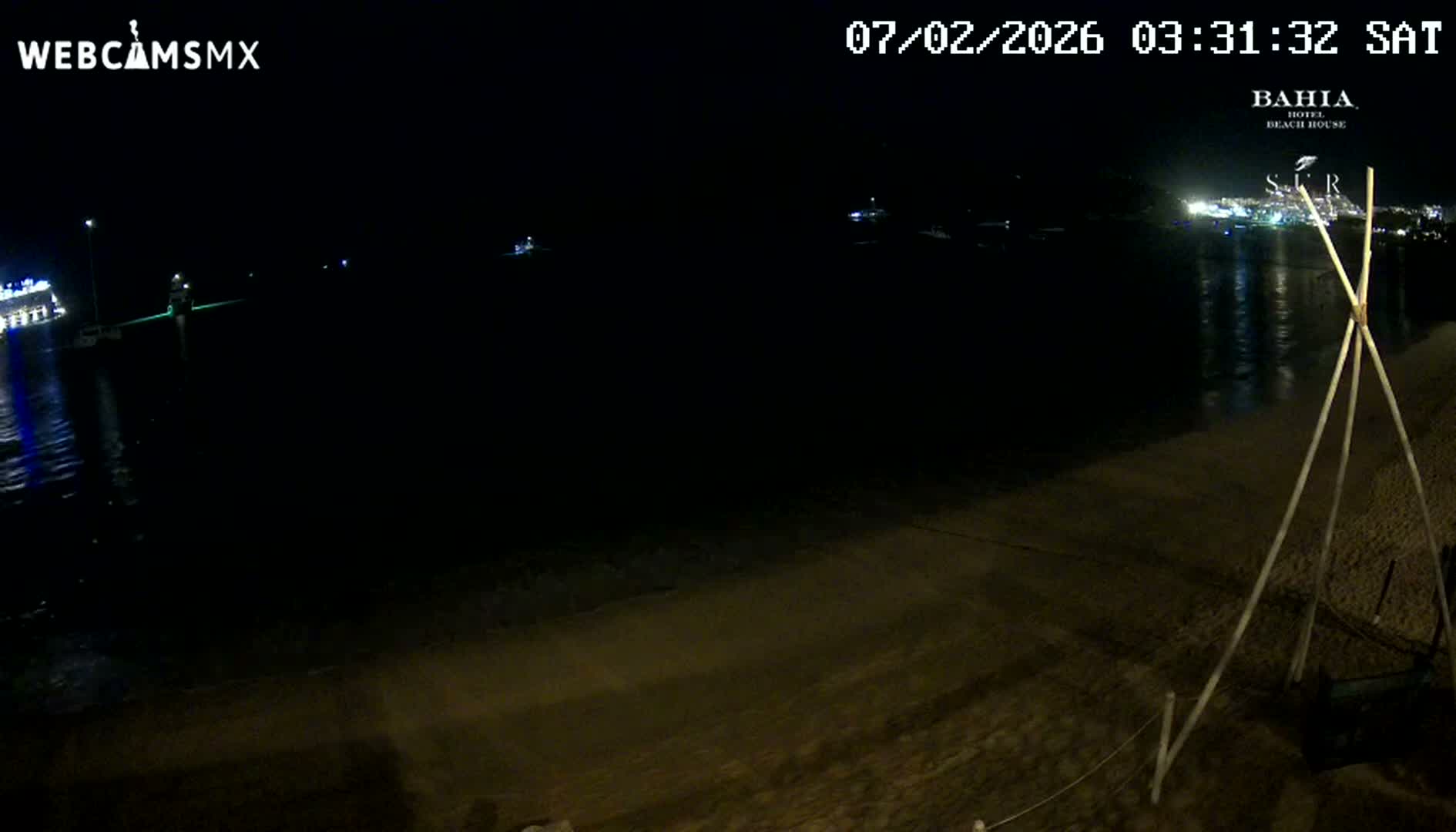 Cabo San Lucas, Playa El Medano Beach towards South View Live Cam - El Medano Ejidal, Los Cabos, Baja California Sur, Mexico