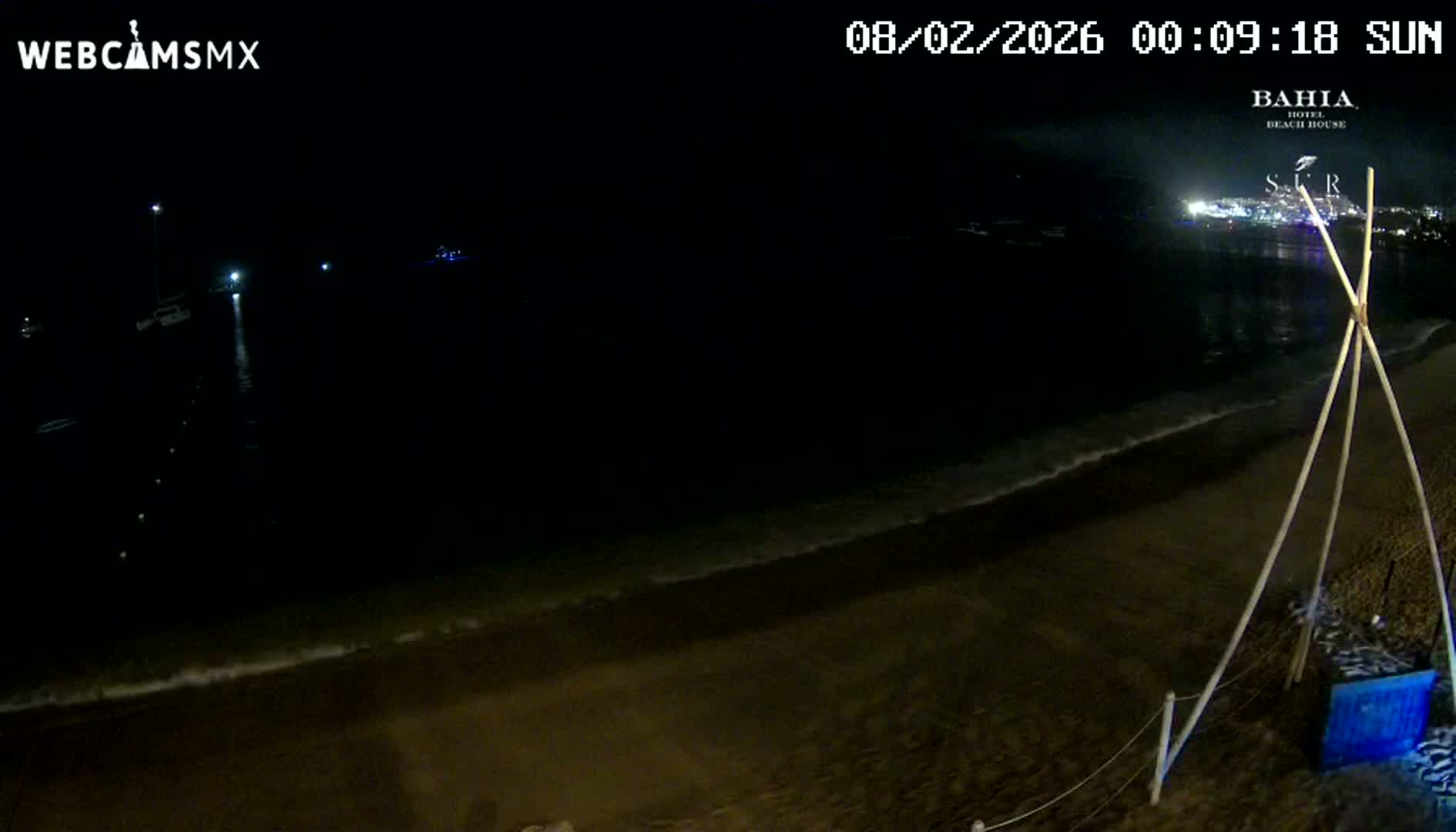 Cabo San Lucas, Playa El Medano Beach towards South View Live Cam - El Medano Ejidal, Los Cabos, Baja California Sur, Mexico