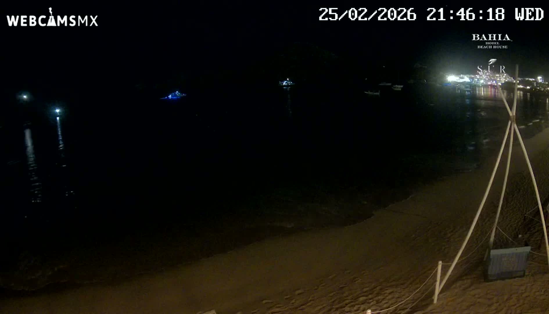Cabo San Lucas, Playa El Medano Beach towards South View Live Cam - El Medano Ejidal, Los Cabos, Baja California Sur, Mexico