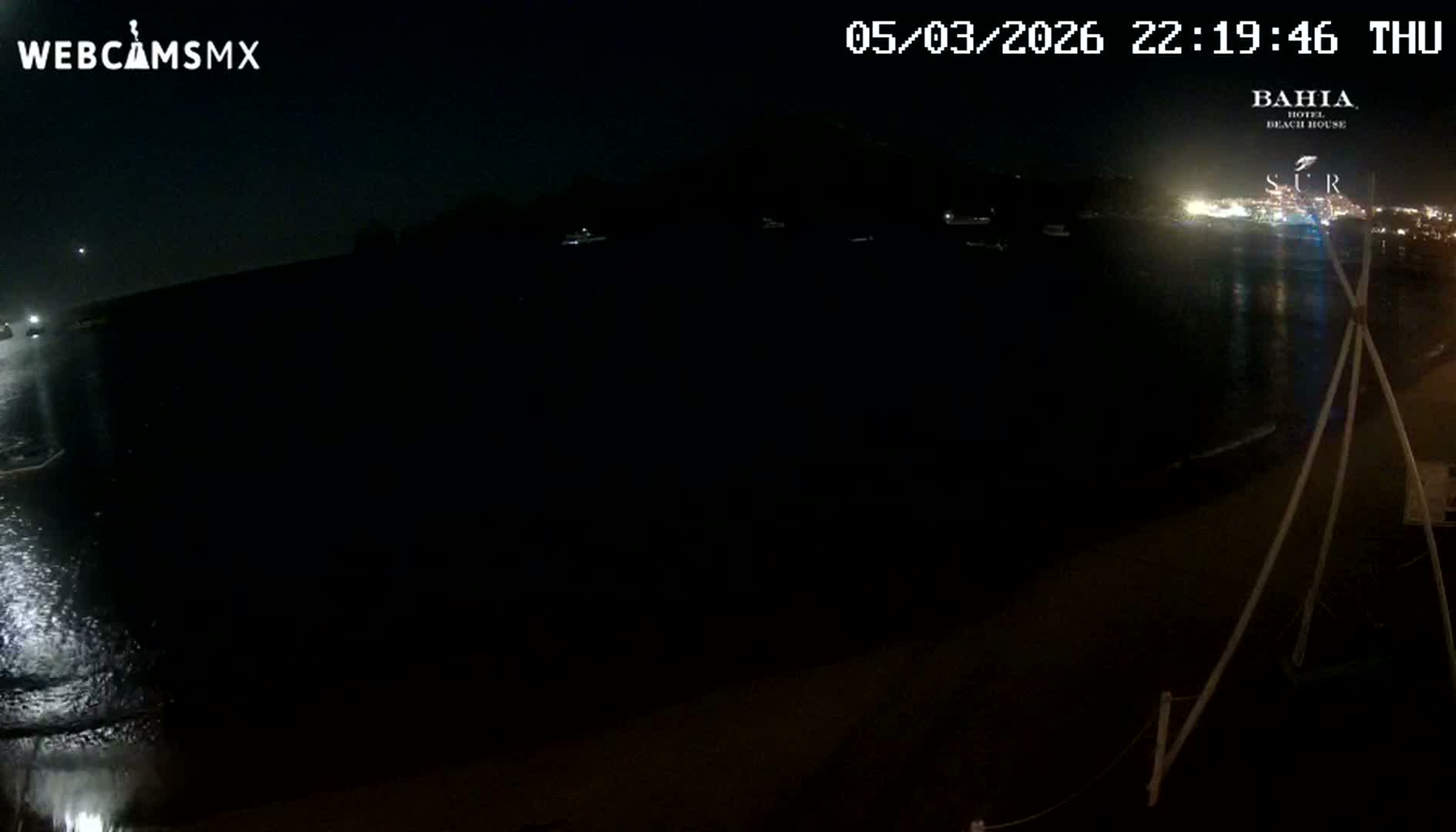 Cabo San Lucas, Playa El Medano Beach towards South View Live Cam - El Medano Ejidal, Los Cabos, Baja California Sur, Mexico