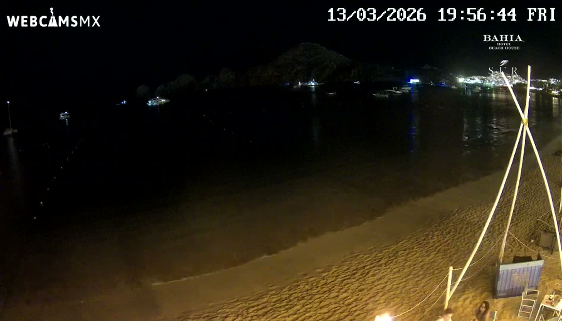 Cabo San Lucas, Playa El Medano Beach towards South View Live Cam - El Medano Ejidal, Los Cabos, Baja California Sur, Mexico