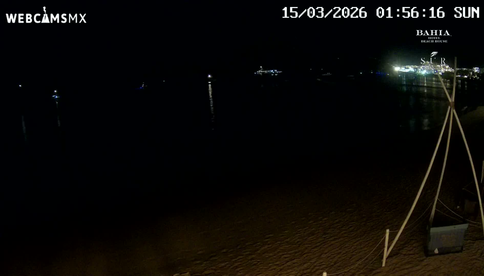 Cabo San Lucas, Playa El Medano Beach towards South View Live Cam - El Medano Ejidal, Los Cabos, Baja California Sur, Mexico