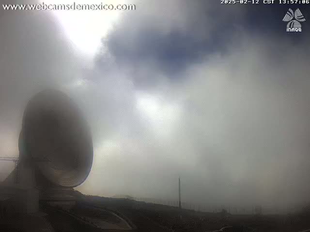 Mexico's Large Millimeter Telescope Gran Telescopio Milimétrico Sky View Live Cam - Ciudad Serdan, Chalchicomula de Sesma, Puebla, Mexico