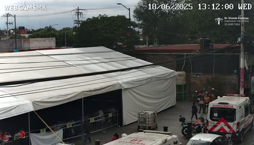 Iztapalapa, Plaza Cuitlahuac Square Live Cam - Iztapalapa, Ciudad de Mexico, Mexico
