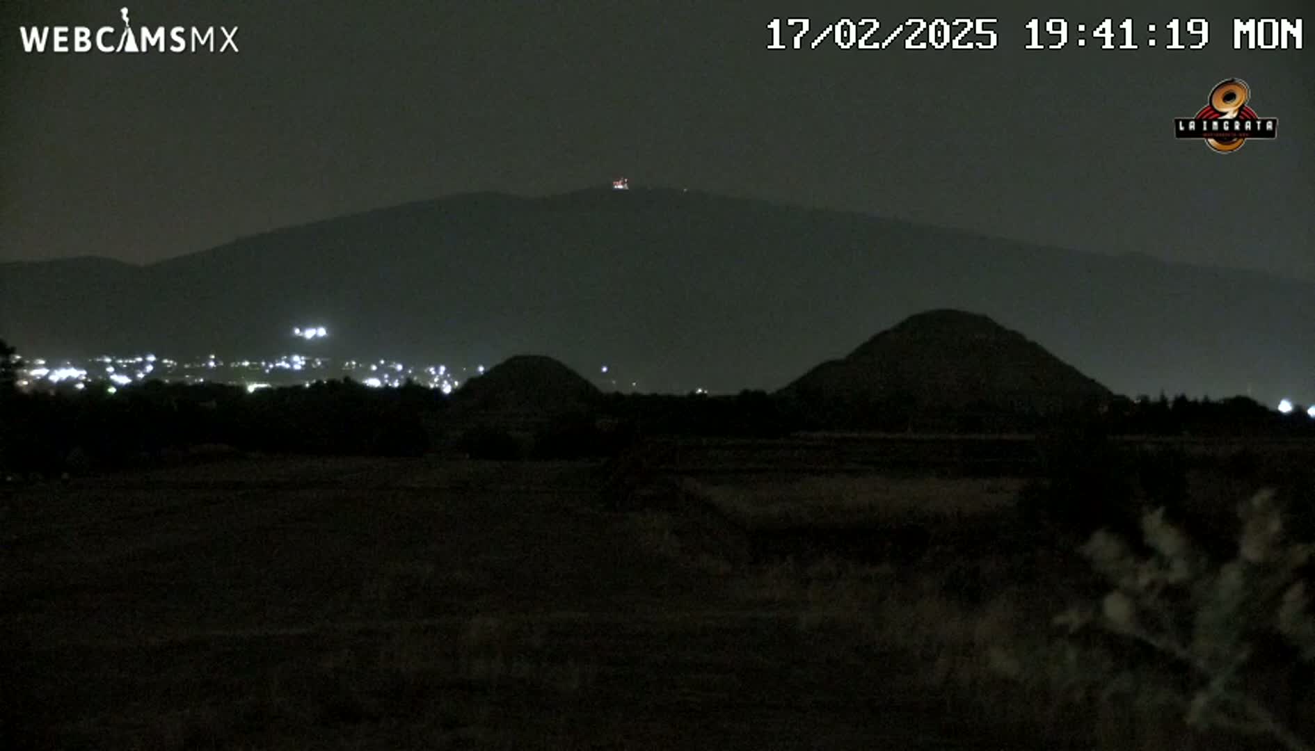 Pyramid of the Sun- Pirámide del Sol, Teotihuacán Pyramids Live Cam - Teotihuacan, Estado de Mexico, Mexico