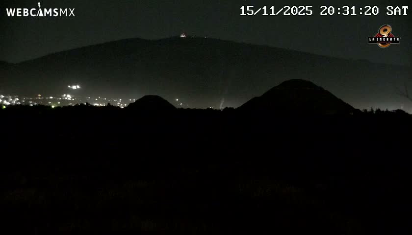 Pyramid of the Sun- Pirámide del Sol, Teotihuacán Pyramids Live Cam - Teotihuacan, Estado de Mexico, Mexico