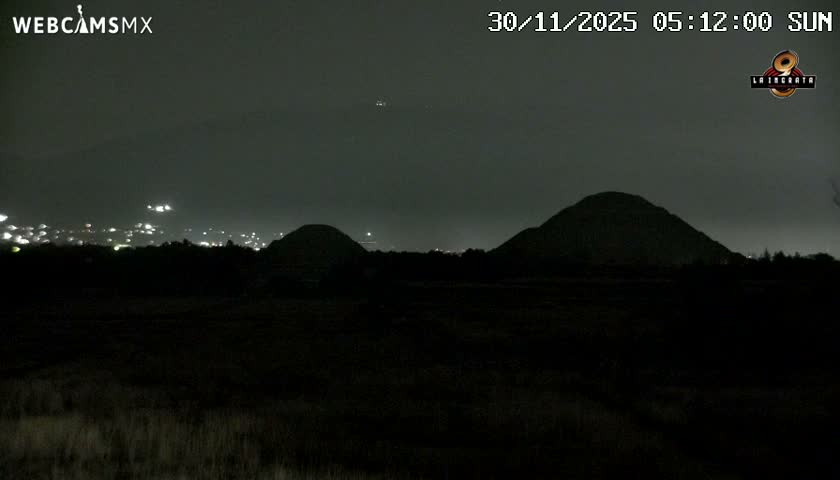 Pyramid of the Sun- Pirámide del Sol, Teotihuacán Pyramids Live Cam - Teotihuacan, Estado de Mexico, Mexico