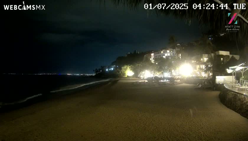 Hyatt Ziva, Playa Les Escates Beach Live Cam - Puerto Vallarta, Jalisco, Mexico