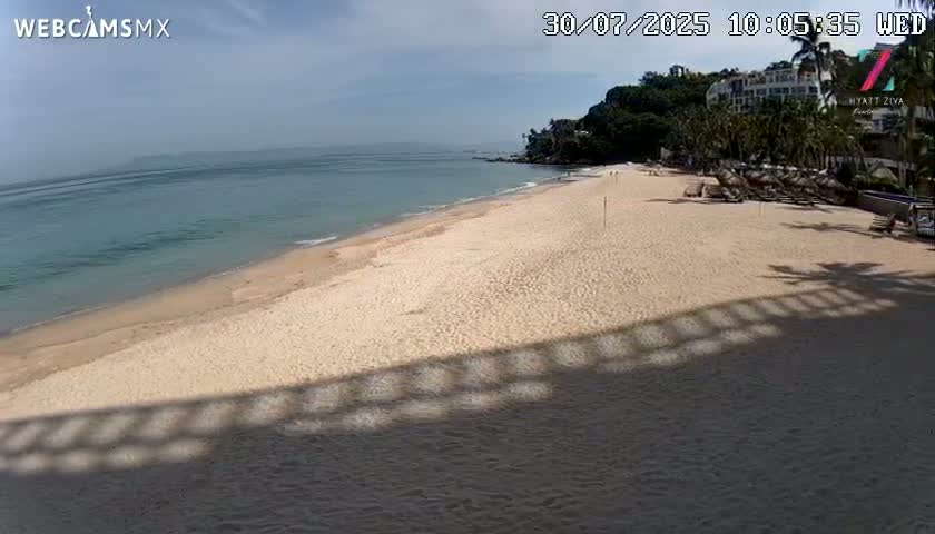 Hyatt Ziva, Playa Les Escates Beach Live Cam - Puerto Vallarta, Jalisco, Mexico