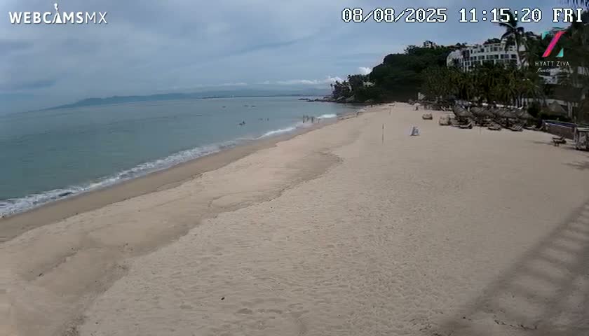 Hyatt Ziva, Playa Les Escates Beach Live Cam - Puerto Vallarta, Jalisco, Mexico