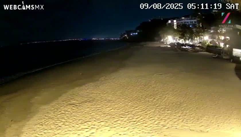 Hyatt Ziva, Playa Les Escates Beach Live Cam - Puerto Vallarta, Jalisco, Mexico