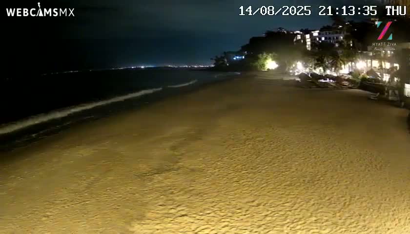 Hyatt Ziva, Playa Les Escates Beach Live Cam - Puerto Vallarta, Jalisco, Mexico