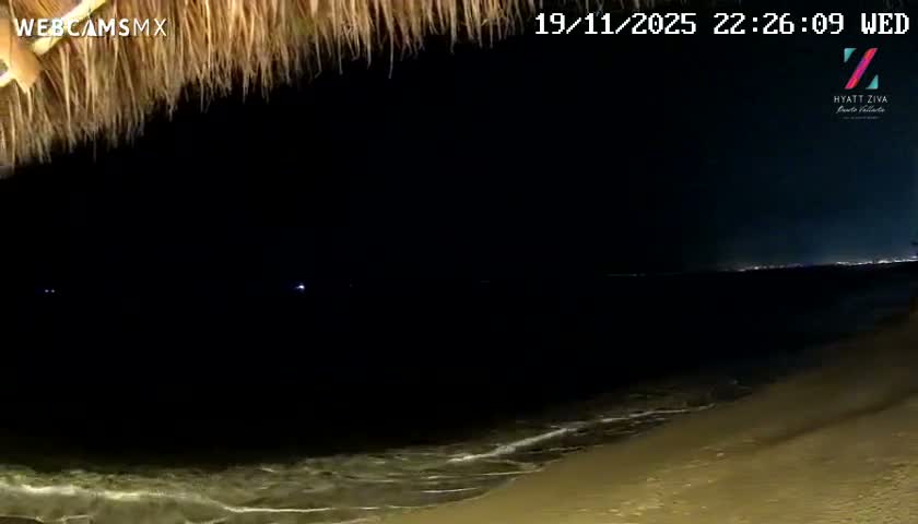 Hyatt Ziva, Playa Les Escates Beach Live Cam - Puerto Vallarta, Jalisco, Mexico