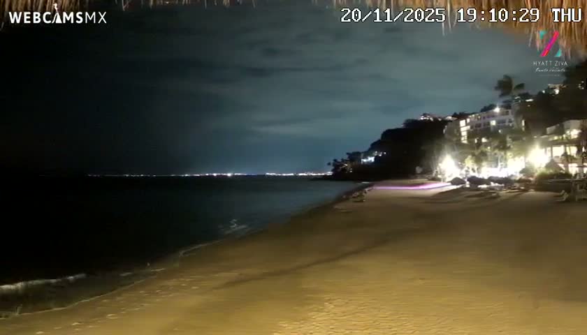 Hyatt Ziva, Playa Les Escates Beach Live Cam - Puerto Vallarta, Jalisco, Mexico
