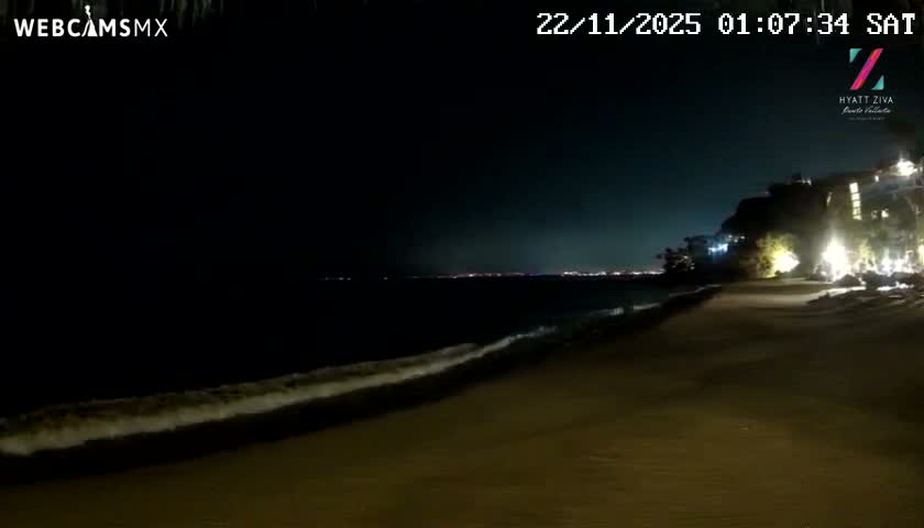 Hyatt Ziva, Playa Les Escates Beach Live Cam - Puerto Vallarta, Jalisco, Mexico