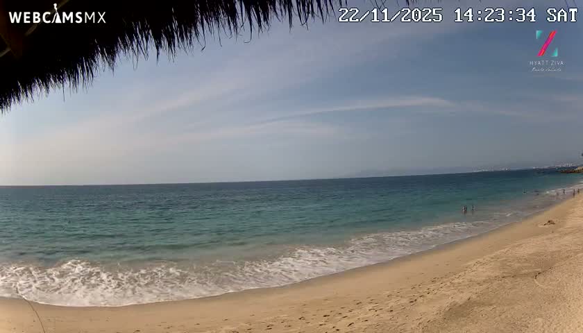 Hyatt Ziva, Playa Les Escates Beach Live Cam - Puerto Vallarta, Jalisco, Mexico