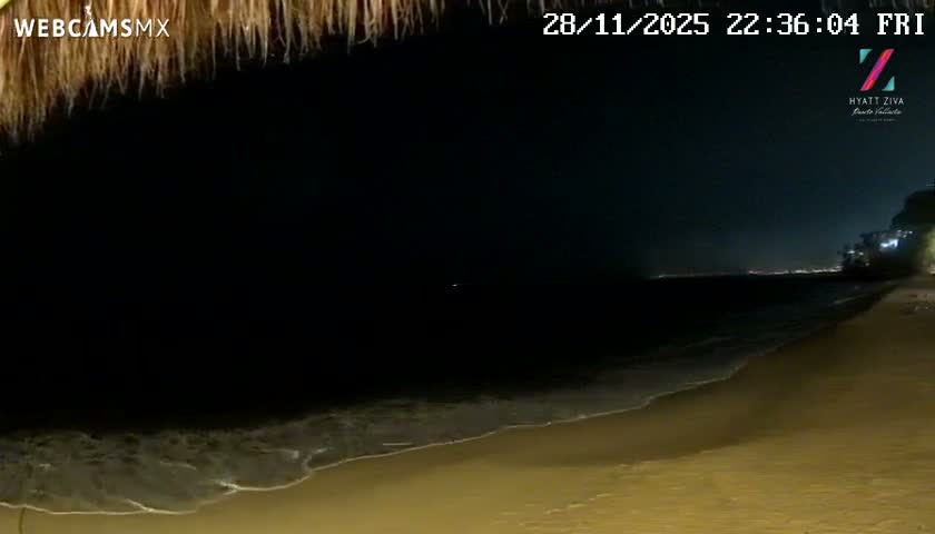Hyatt Ziva, Playa Les Escates Beach Live Cam - Puerto Vallarta, Jalisco, Mexico